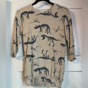 ModCloth dinosaur bone sweater